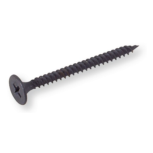 Gipspladeskrue m. dobbeltgevind 3,5x45 sort (metal)